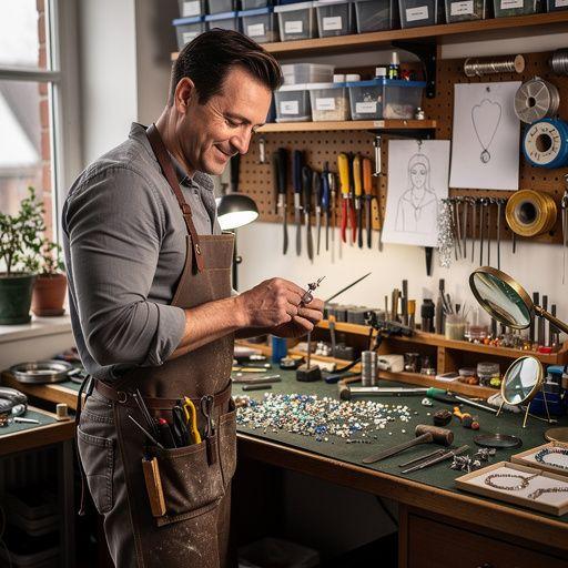 Ein Lehrer erklärt die Technik des Metallbearbeitens an einer Tafel.